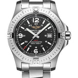 Breitling Colt Quartz Watch - Steel - Volcano Black Dial - Steel Bracelet - A74388111B1A1