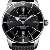 Breitling Superocean Heritage II B20 Automatic 46 Watch - Steel Case - Volcano Black Dial - Black Rubber Aero Classic Strap - AB2020121B1S1