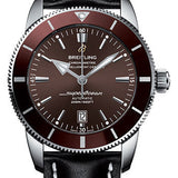 Breitling Superocean Heritage II 46 Watch - Steel Case - Copperhead Bronze Dial - Black Leather Strap - AB202033/Q618/442X/A20D.1