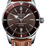 Breitling Superocean Heritage II 46 Watch - Steel Case - Copperhead Bronze Dial - Gold Croco Strap - AB202033/Q618/755P/A20D.1