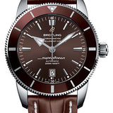 Breitling Superocean Heritage II 46 Watch - Steel Case - Copperhead Bronze Dial - Brown Croco Strap - AB202033/Q618/757P/A20D.1