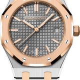 Audemars Piguet Royal Oak Self Winding Steel/Pink Rose Gold 34mm Grey Dial 77450SR.OO.1361SR.03