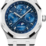 Audemars Piguet Royal Oak Perpetual Calendar "John Mayer" 41mm White Gold Crystal Sand Blue Dial 26574BC.OO.1220BC.02