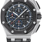 Audemars Piguet Royal Oak Offshore Selfwinding Chronograph Stainless Steel Green Index Dial & Ceramic Bezel Rubber Bracelet | 26400SO.OO.A055CA.01