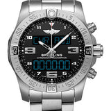 Breitling Exospace B55 Watch - Titanium - Black Dial - Metal Bracelet - EB5510H11B1E1