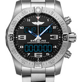 Breitling Exospace B55 Watch - Titanium - Volcano Black Dial - Titanium Bracelet - EB5510H21B1E1