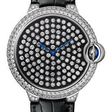 Cartier Ballon Bleu de Cartier Limited Edition of 100 Watch - 42 mm White Gold Diamond Case - White Gold Nac-Treated Dial - HPI01062