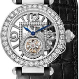 Cartier Pasha de Cartier Watch - 41 mm White Gold Case - Skeleton Dial - Dark Gray And Black Alligator Straps - HPI01435