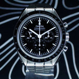 Omega Speedmaster Professional Moonwatch 310.30.42.50.01.002 42MM Steel Black Dial Full Set WARRANTY