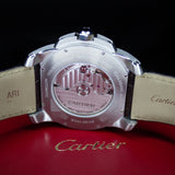 Cartier Calibre de Cartier W7100041 42MM Steel Black Dial Full Set WARRANTY
