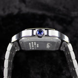 Cartier Santos de Cartier Steel WSSA0018 40MMx48MM Steel Silver Dial Full Set WARRANTY