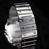 Cartier Santos de Cartier Steel WSSA0018 40MMx48MM Steel Silver Dial Full Set WARRANTY