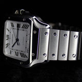 Cartier Santos de Cartier Steel WSSA0018 40MMx48MM Steel Silver Dial Full Set WARRANTY
