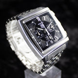 Tag Heuer Monaco CW2111-0 38MM Steel Black Dial Watch Only WARRANTY