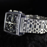 Tag Heuer Monaco CW2111-0 38MM Steel Black Dial Watch Only WARRANTY