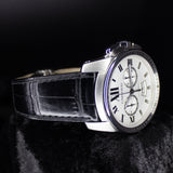 Cartier Calibre de Cartier Chronograph W7100046 42MM Steel Silver Dial Full Set 2027
