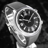 Jaeger-LeCoultre Polaris Date Q9068670 42MM Steel Black Dial Full Set WARRANTY