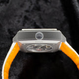 TAG Heuer Monaco Chronograph x Gulf CAW218G.EB0393 38MM Titanium White Dial Full Set WARRANTY