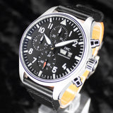 IWC Pilot’s Watch Chronograph IW378001 43MM Steel Black Dial Full Set