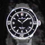 Blancpain Fifty Fathoms Automatique 5015 1130 52A 45MM Steel Black Dial Full Set Warranty