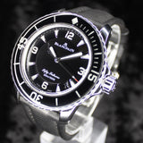 Blancpain Fifty Fathoms Automatique 5015 1130 52A 45MM Steel Black Dial Full Set Warranty