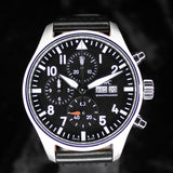 IWC Pilot’s Watch Chronograph IW378001 43MM Steel Black Dial Full Set