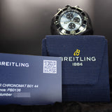 Breitling Super Chronomat Ice Blue PB0136251C1S1 44MM Steel Blue Dial Full Set