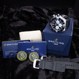 Breitling Super Chronomat Reverse Panda Dial AB0136251B1S1 44MM Steel Black Dial Full Set