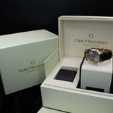 Carl F Bucherer Heritage Tourbillon Double Peripheral 00.10802.03.13.01 43MM Rose Gold Silver Dial