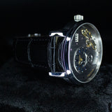 Glashutte Original PanoMaticInverse 1-91-02-02-02-30 42MM Rose Gold Skeleton Dial Full Set