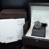 Glashutte Original PanoMaticInverse 1-91-02-02-02-30 42MM Rose Gold Skeleton Dial Full Set