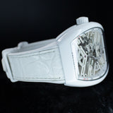 Franck Muller Vanguard Seven Days V45 S6 SQT TT BC BC SPE 45mm Titanium Skeleton Dial Full Set WARRANTY