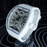 Franck Muller Vanguard Seven Days V45 S6 SQT TT BC BC SPE 45mm Titanium Skeleton Dial Full Set WARRANTY