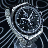 Omega Speedmaster Professional Moonwatch 310.30.42.50.01.002 42MM Steel Black Dial Full Set WARRANTY