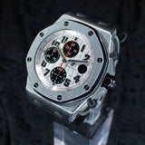 Audemars Piguet Royal Oak Offshore Panda 26170ST.OO.D101CR.02 42MM Silver Steel Dial Watch Only