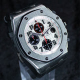 Audemars Piguet Royal Oak Offshore Panda 26170ST.OO.D101CR.02 42MM Silver Steel Dial Watch Only