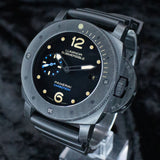 Carbotech Luminor Submersible 1950 3 Days Automatic PAM00616 47MM Carbon Black Dial Full Set