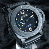 Carbotech Luminor Submersible 1950 3 Days Automatic PAM00616 47MM Carbon Black Dial Full Set