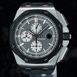 Audemars Piguet Royal Oak Offshore Chronograph Titanium 26400IO.OO.A004CA.01 44MM Titanium Grey Dial Full Set