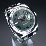 Rolex Datejust 41 Wimbledon 126334 41MM Grey Steel Dial Full Set WARRANTY