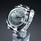 Rolex Datejust 41 Wimbledon 126334 41MM Grey Steel Dial Full Set WARRANTY