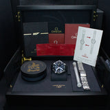 Omega Seamaster James Bond 210.22.42.20.01.004 42MM Steel Black Dial Full Set WARRANTY