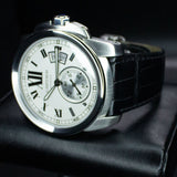 Cartier Calibre de Cartier W7100037 42MM Silver Steel Dial Full Set