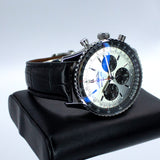 Breitling Navitimer B01 Chronograph 43 AB0138241G1P1 43MM Silver Steel Dial Full Set WARRANTY