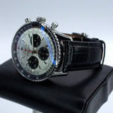 Breitling Navitimer B01 Chronograph 43 AB0138241G1P1 43MM Silver Steel Dial Full Set WARRANTY