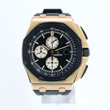 Audemars Piguet Royal Oak Offshore Chronograph 26400RO.OO.A002CA.01 44MM Rose Gold Black Dial Full Set WARRANTY