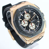 Audemars Piguet Royal Oak Offshore Chronograph 26400RO.OO.A002CA.01 44MM Rose Gold Black Dial Full Set WARRANTY