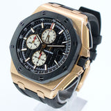 Audemars Piguet Royal Oak Offshore Chronograph 26400RO.OO.A002CA.01 44MM Rose Gold Black Dial Full Set WARRANTY
