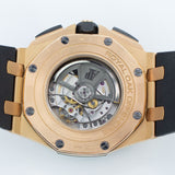 Audemars Piguet Royal Oak Offshore Chronograph 26400RO.OO.A002CA.01 44MM Rose Gold Black Dial Full Set WARRANTY