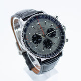 Breitling Navitimer B01 Chronograph 43 AB0138241G1P1 43MM Silver Steel Dial Full Set WARRANTY